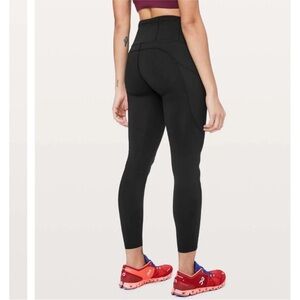 Lululemon Fast and Free HR Tight 25 Black Size 10